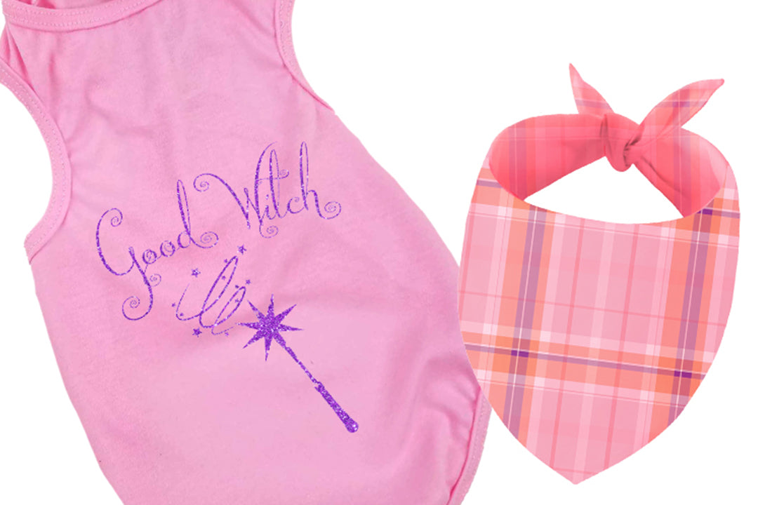 Halloween Dog Bandana Costume | Good Witch